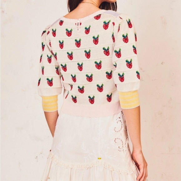 RARE Famous Isha Top Strawberry Revolve - Picture 4 of 11